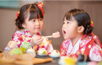 お子さまの記念日のお祝いに。